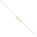 18ct Yellow Gold 0.05ct Diamond And Ruby Pendant And Chain 18"