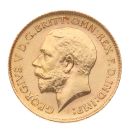 1914 George V Large Head UK Half Sovereign Coin