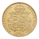 1887 Victoria Jubilee Head UK Half Sovereign Coin