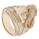 9ct Yellow Gold Saddle Ring