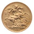 1912 George V Large Head UK Full Sovereign Coin
