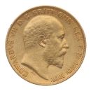 1905 Edward VII UK Half Sovereign Coin