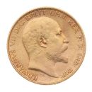 1903 Edward VII Large Head UK Half Sovereign Coin