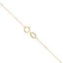 9ct Yellow Gold Cubic Zirconia and Mystic Topaz Pendant and Chain 18"