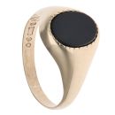 9ct Yellow Gold Onyx Signet Ring