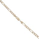 9ct Yellow Gold Figaro Chain 18"
