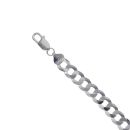 Silver Curb Bracelet 8"