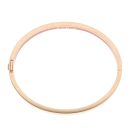 18ct Yellow Gold 0.07ct Diamond Écrin Secret Bangle