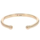 9ct Yellow Gold Plain Torque Bangle