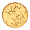 1930 George V Small Head South Africa Full Sovereign Coin