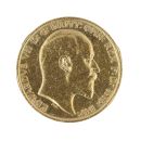 1904 Edward VII Large Head UK Half Sovereign Coin