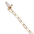 9ct Yellow Gold 0.12ct Diamond And Created Emerald Bracelet 7"