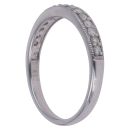 9ct White Gold 0.25ct Brilliant Cut Diamond Half Eternity Ring