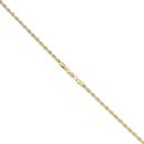 9ct Yellow Gold Rope Chain 22"