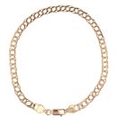 9ct Yellow Gold Double Curb Bracelet 8.5"