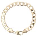 9ct Yellow Gold Curb Bracelet 8.5"