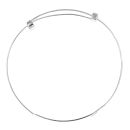Silver Childs Heart ID Bangle by Icesia