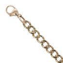 9ct Yellow Gold Curb Bracelet 8"