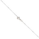 9ct White Gold 0.17cts Diamond And Ruby Pendant And 16" Chain by Anya Belle