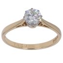 18ct Yellow Gold 0.60ct Brilliant Cut Diamond Solitaire Ring