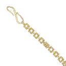 18ct Yellow Gold Fancy Bracelet 7"