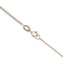9ct Yellow Gold Star of David Patterned Pendant and Chain 16"