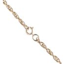 9ct Yellow Gold Cubic Zirconia Cross Pendant and Chain 24"