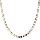 9ct Yellow Gold Curb Chain 22"