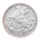 2019 Elizabeth II George and The Dragon Half Sovereign Coin