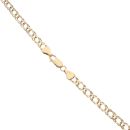 9ct Yellow Gold Double Curb Chain 24"
