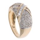 14ct Yellow Gold 1.25ct Diamond Fancy Ring