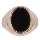 9ct Yellow Gold Children's Onyx Signet Ring