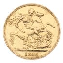 1885 Victoria Young Head Australia Full Sovereign Conin