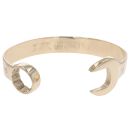 9ct Yellow Gold Spanner Torque Bangle
