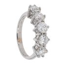 18ct White Gold 5 Stone Diamond Ring