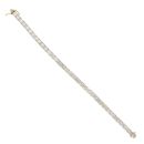 18ct Yellow Gold 19.76ct Brilliant Cut Diamond Tennis Bracelet 7.5"