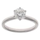 Platinum 1.00ct Brilliant Cut Diamond Solitaire Ring