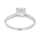 18ct White Gold 0.95ct Diamond Solitaire Ring