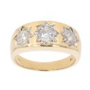 18ct Yellow Gold 1.50ct Diamond Signet Ring