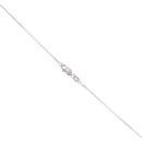18ct White Gold 0.33ct Brilliant Cut Diamond Cluster Pendant And Chain 16"