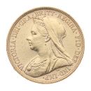 1897 Victoria Old Head Australia Full Sovereign Coin