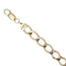 9ct Yellow Gold Curb Bracelet 9"