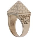9ct Yellow Gold Pyramid Signet Ring