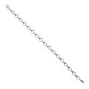 9ct White Gold Fancy Bracelet 7"