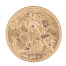 1907 Edward VII Large Head UK Full Sovereign Coin
