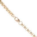 9ct Yellow Gold Plain Belcher Chain 22"