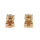 9ct Yellow Gold 0.16ct Diamond Stud Earrings by Anya Belle