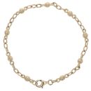 9ct Yellow Gold Fancy Bracelet 8"