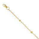 22ct Yellow Gold Junction Bead Bracelet 7"