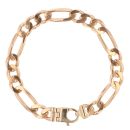 9ct Yellow Gold Figaro Bracelet 8.5"